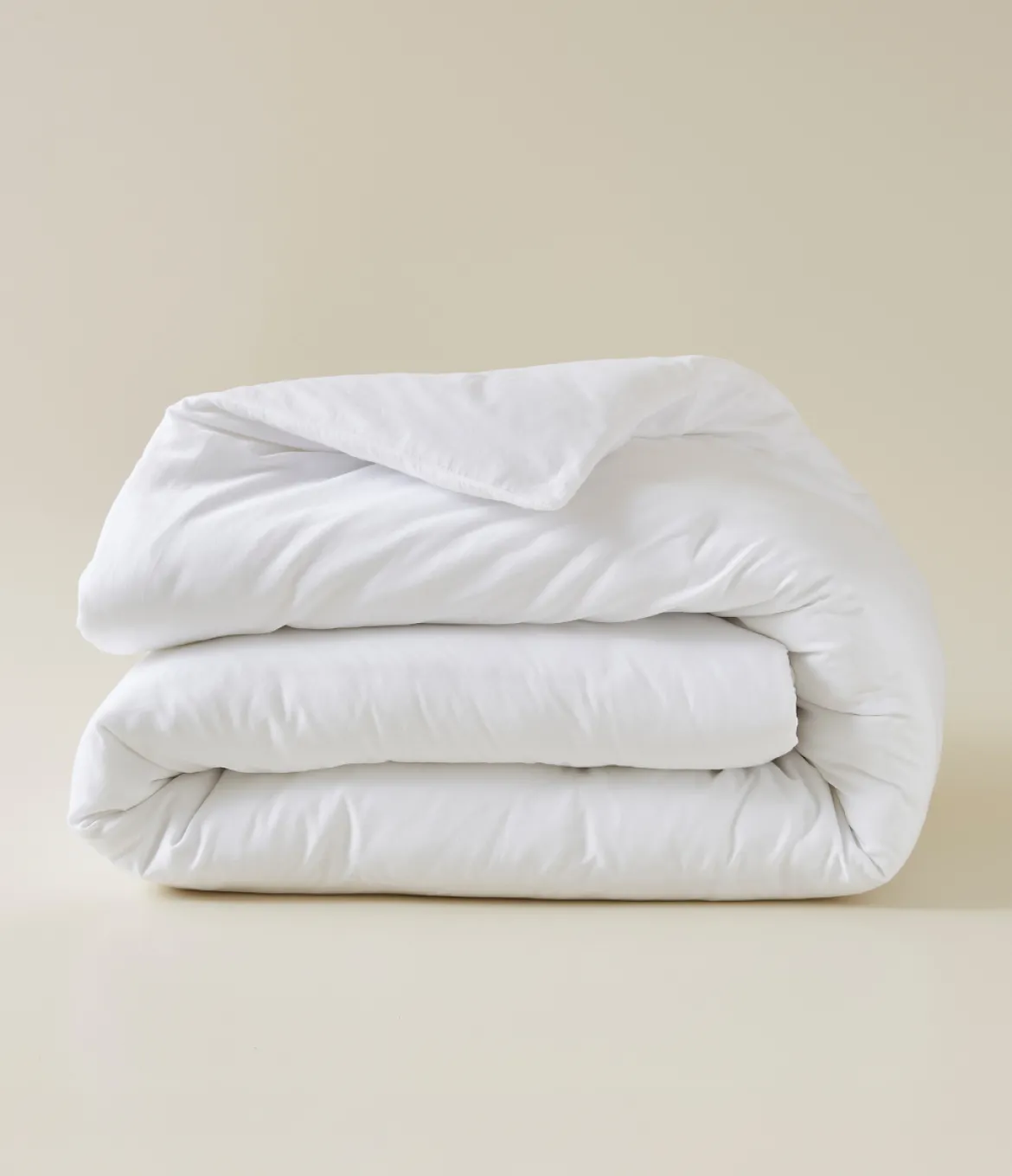 Housse de couette satin de coton & Lyocell Tencel™ Blanc douceur