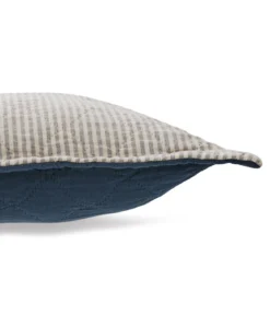 Housse de coussin Double jeu bleu encre