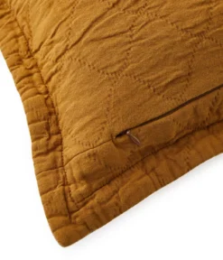 Housse de coussin Double jeu caramel