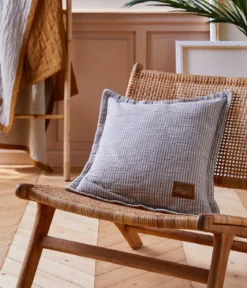Housse de coussin Double jeu caramel