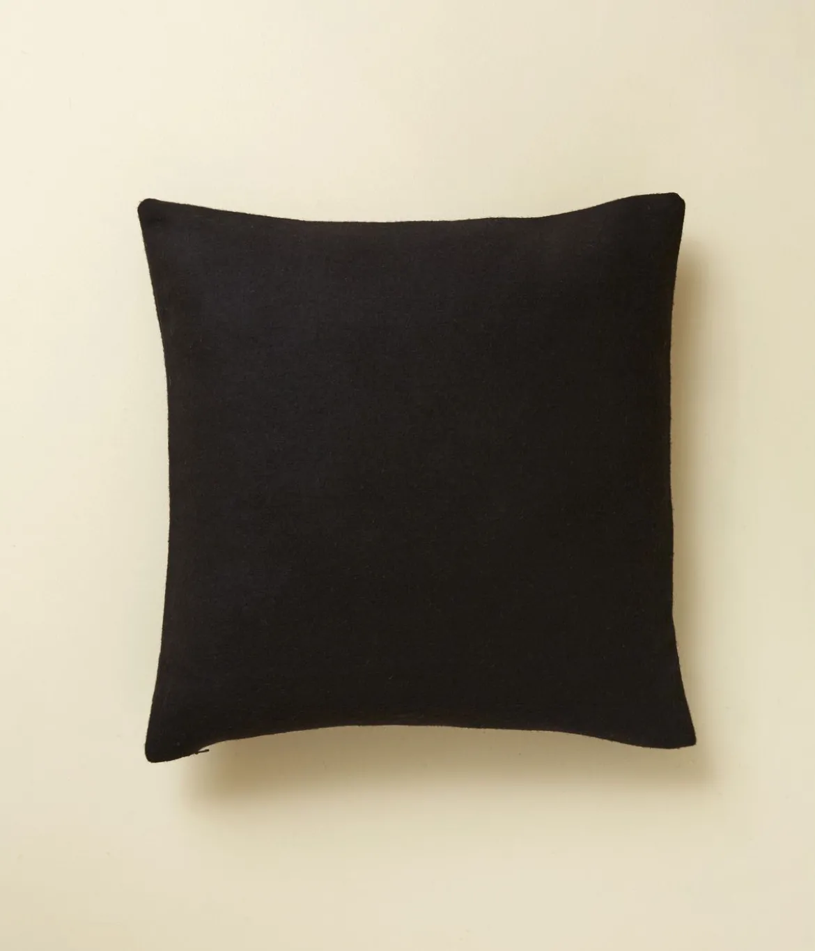 Housse de coussin polaire Chalet d'alpage charbon