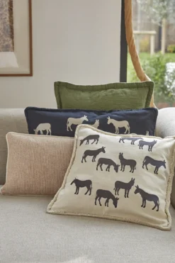Housse de coussin RDV au pré