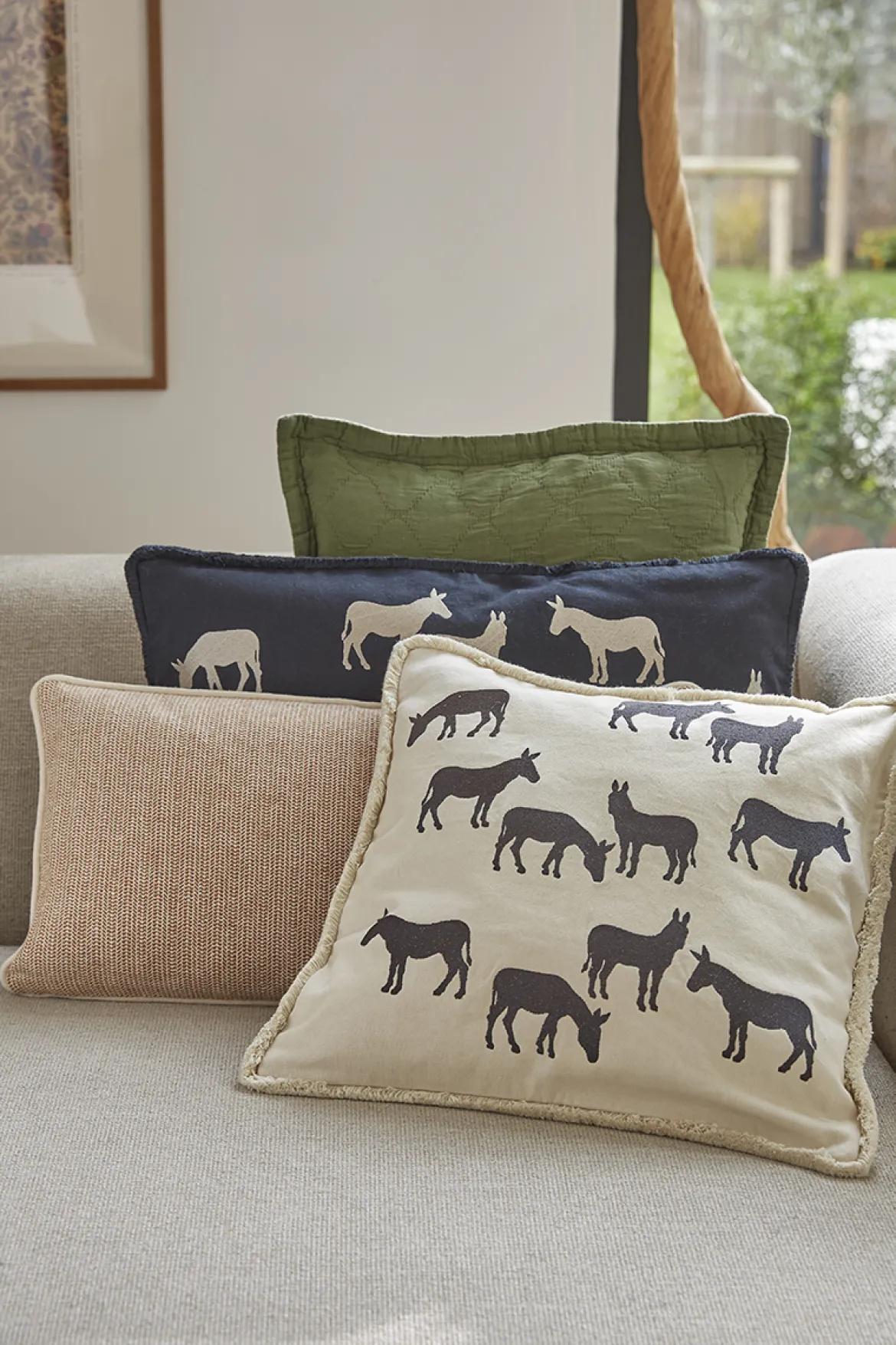 Housse de coussin RDV au pré