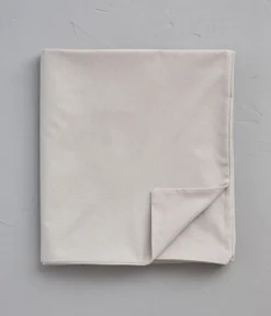 Housse édredon coton gris calcium 140x150 cm