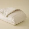 Jeté de lit Daïna beige épeautre