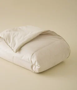 Jeté de lit Daïna beige épeautre