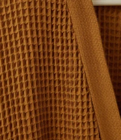 Kimono en nid d'abeille moka