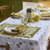 Linge de table brodé Automne