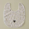 Lot de 3 bavoirs Petit coeur