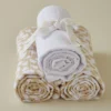 Lot de 3 langes Petit coeur