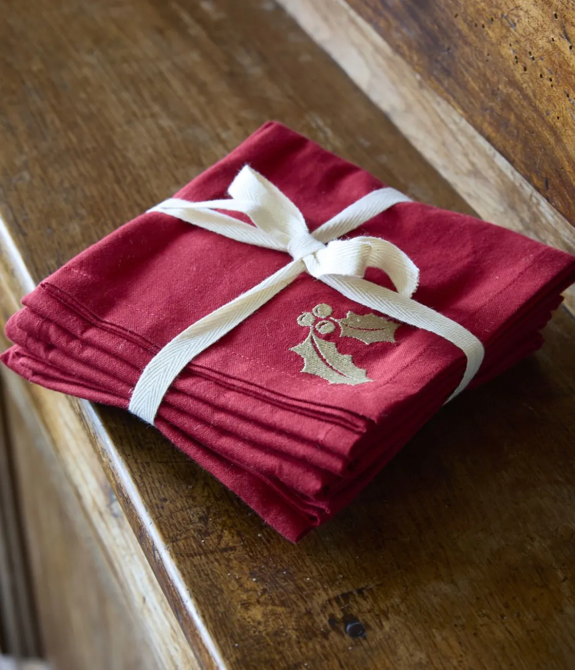 Lot de 4 serviettes de table Réveillon