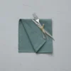 Lot de 2 serviettes métis Prélude vert