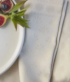 Nappe damassée Eloge épeautre