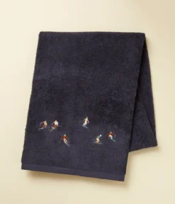 Parure de bain Après-ski bleu nuit