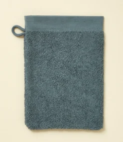 Parure de bain brodée L'envol bleu fumé