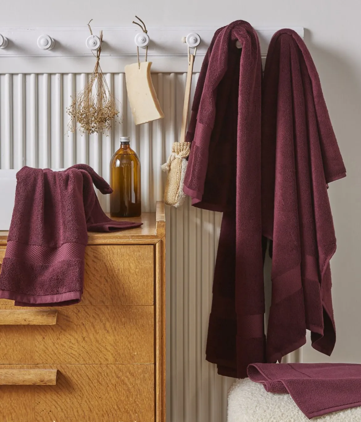 Parure de bain Prune
