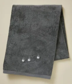 Parure de bain RDV au sommet gris