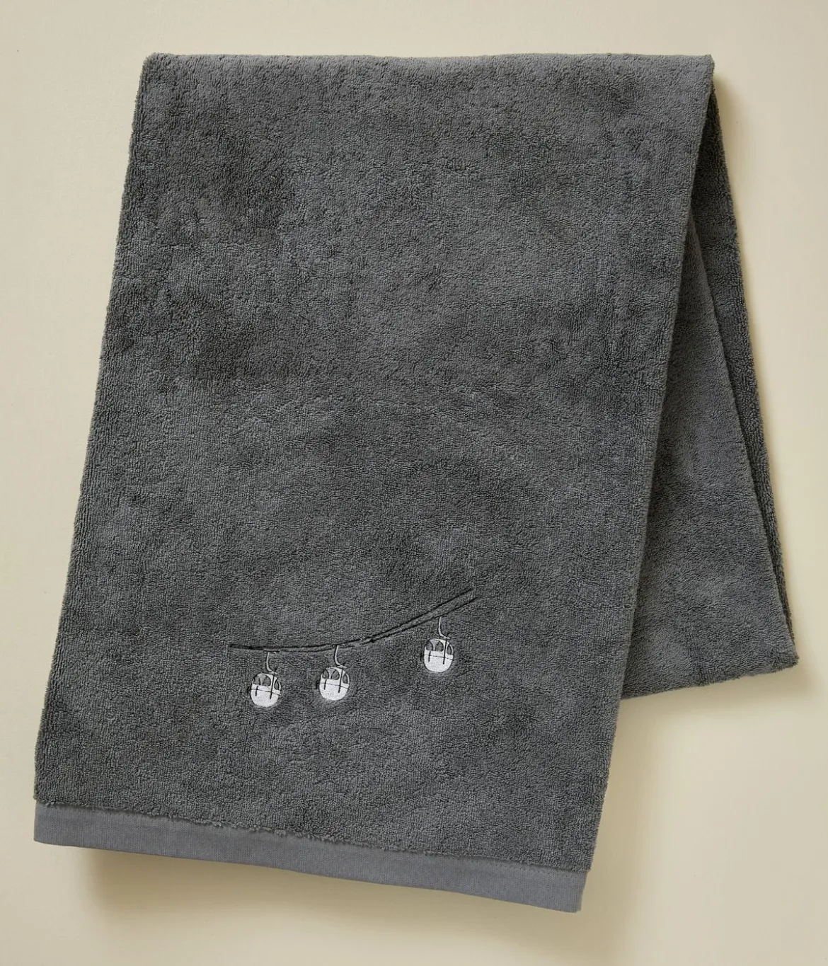 Parure de bain RDV au sommet gris