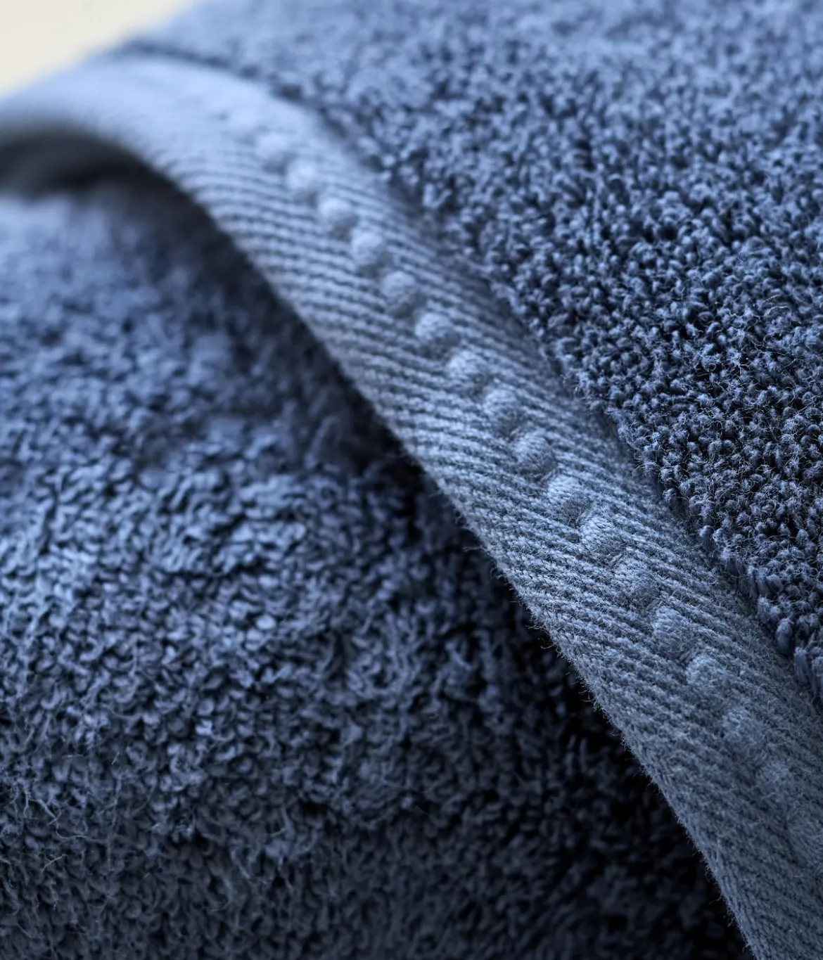 Parure de bain Soft Bleu nuit