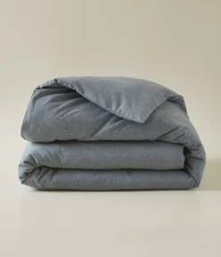 Parure de lit brodée en flanelle L'envol