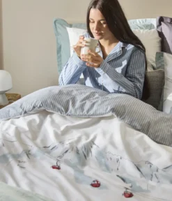 Parure de lit imprimée RDV au sommet