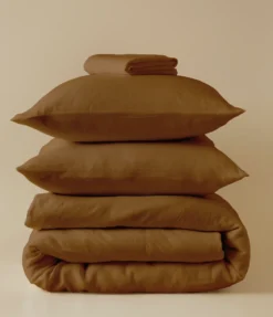 Parure de lit Lin Tencel™ moka
