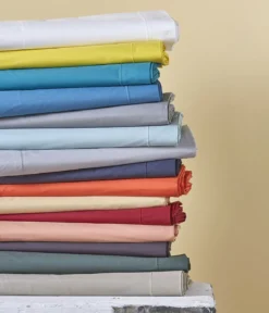 Parure de lit Percale lavée Beige épeautre