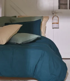 Parure de lit Percale lavée Encre