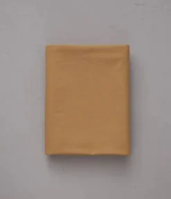 Parure de lit percale lavée Marron cire