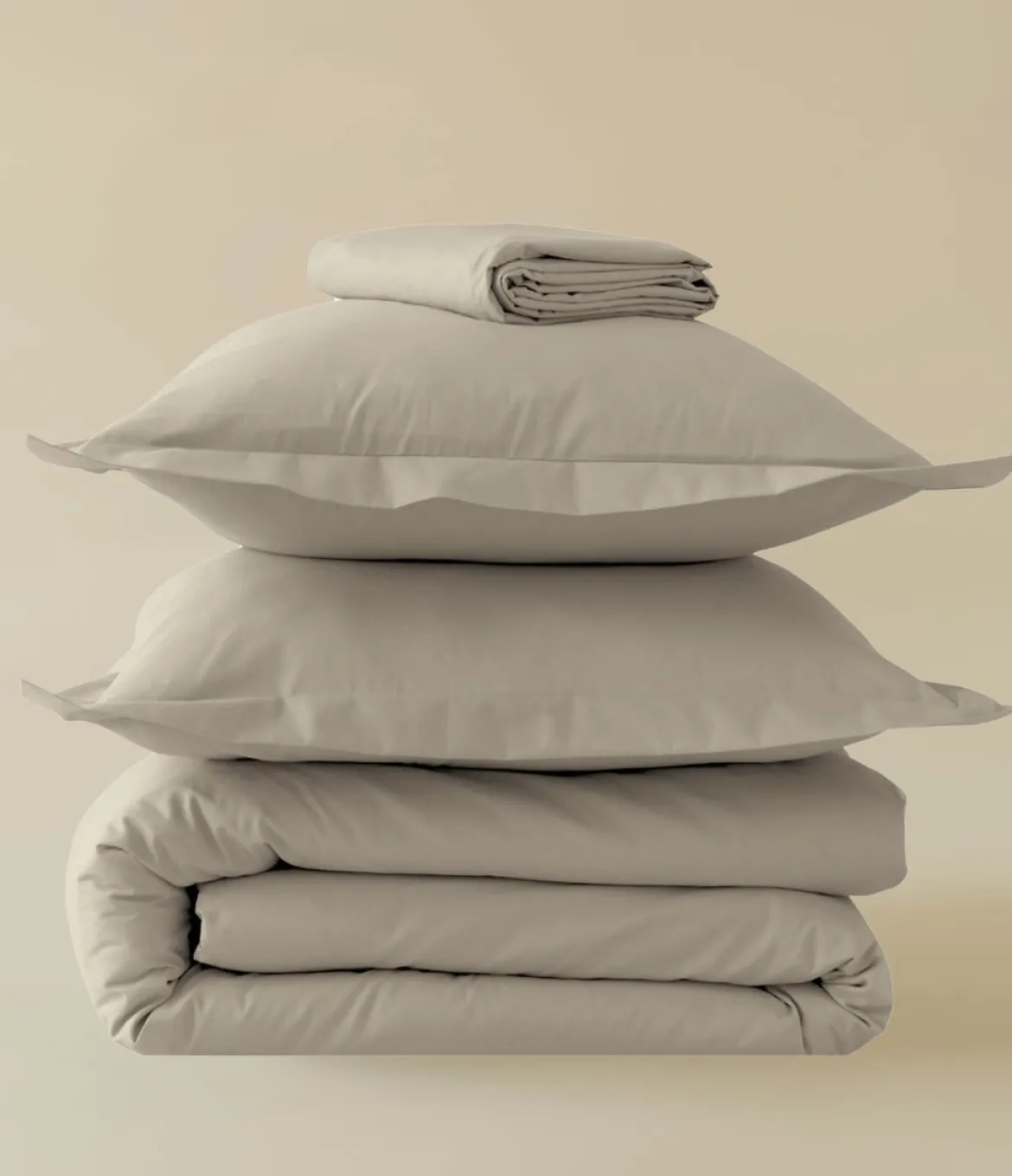 Parure de lit Percale Terre battue