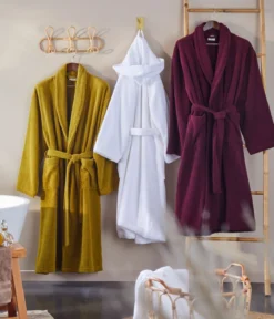 Peignoir de bain mixte Prune