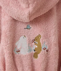 Peignoir enfant brodé Le Goûter