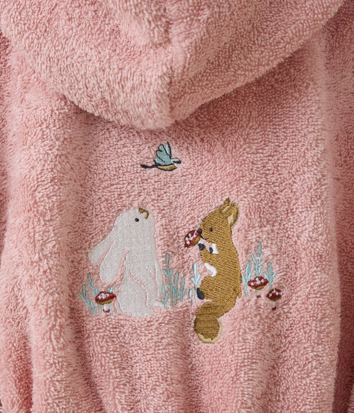 Peignoir enfant brodé Le Goûter