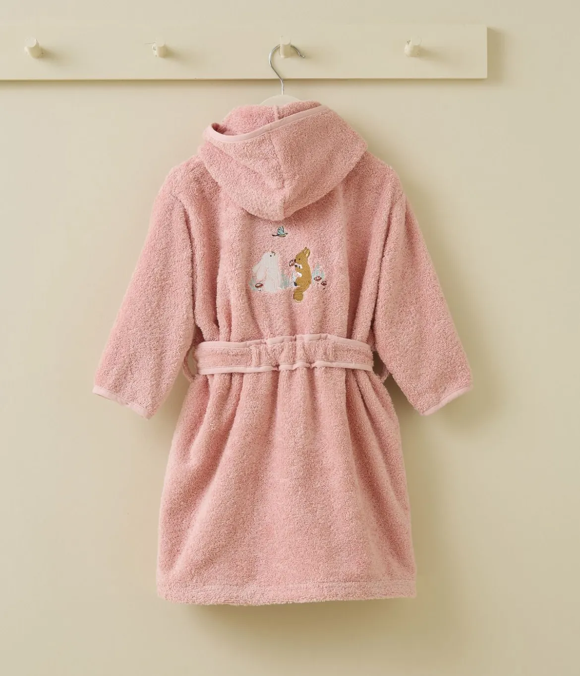 Peignoir enfant brodé Le Goûter