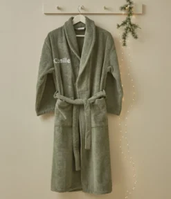 Peignoir mixte Vert vétiver
