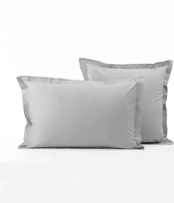 Percale gris duvet
