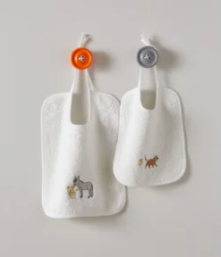 Petit bavoir Eugène et Gribouille