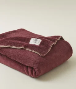 Plaid Bien au chaud Aubergine