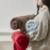 Plaid Bien au chaud Rouge gourmand