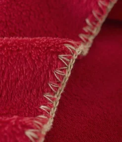 Plaid Bien au chaud Rouge gourmand