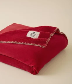 Plaid Bien au chaud Rouge gourmand
