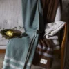 Plaid en laine Ivar vert