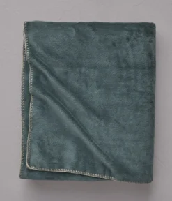 Plaid polaire Bien au chaud Vert irlande