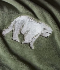 Plaid polaire brodé Spitzberg