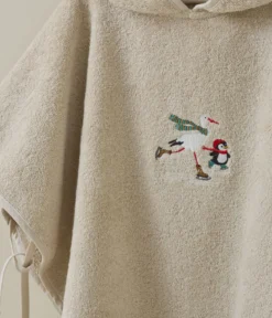 Poncho enfant brodé Lou et Célestin
