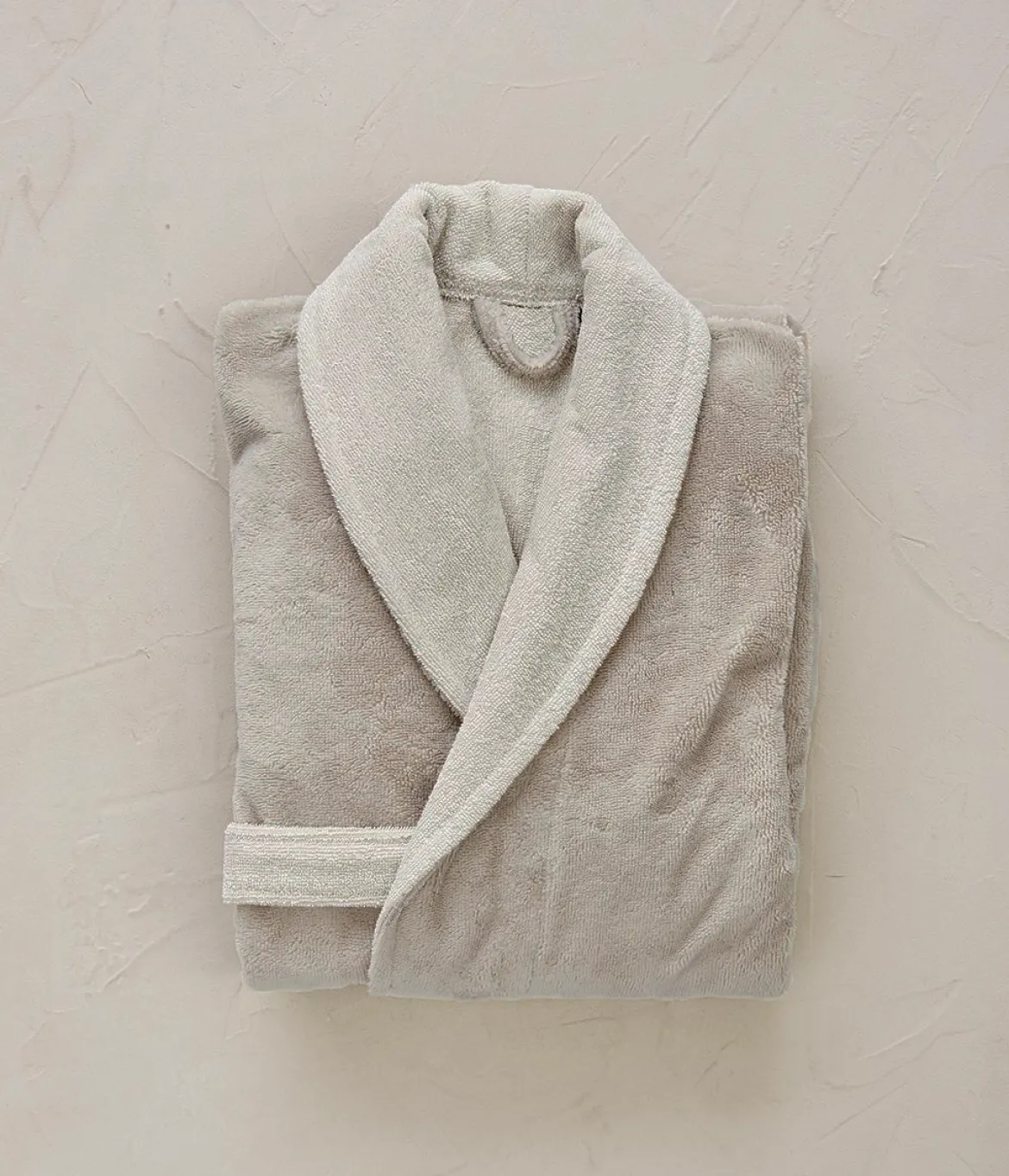 Robe de chambre bi-matière homme Naturel
