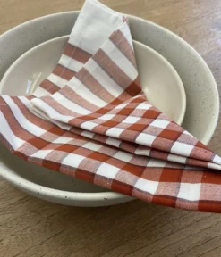 Serviette de table Bistrot paprika