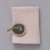 Serviette nid d'abeille 50x100 cm Bain de minuit rose