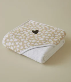 Sortie de bain Petit coeur