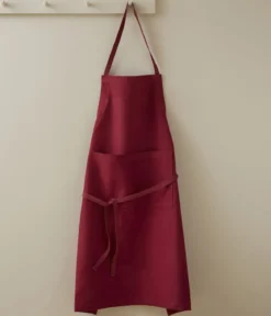 Tablier Aux petits oignons bordeaux